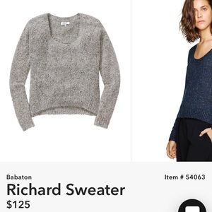 Aritzia Babaton Wool Richard sweater